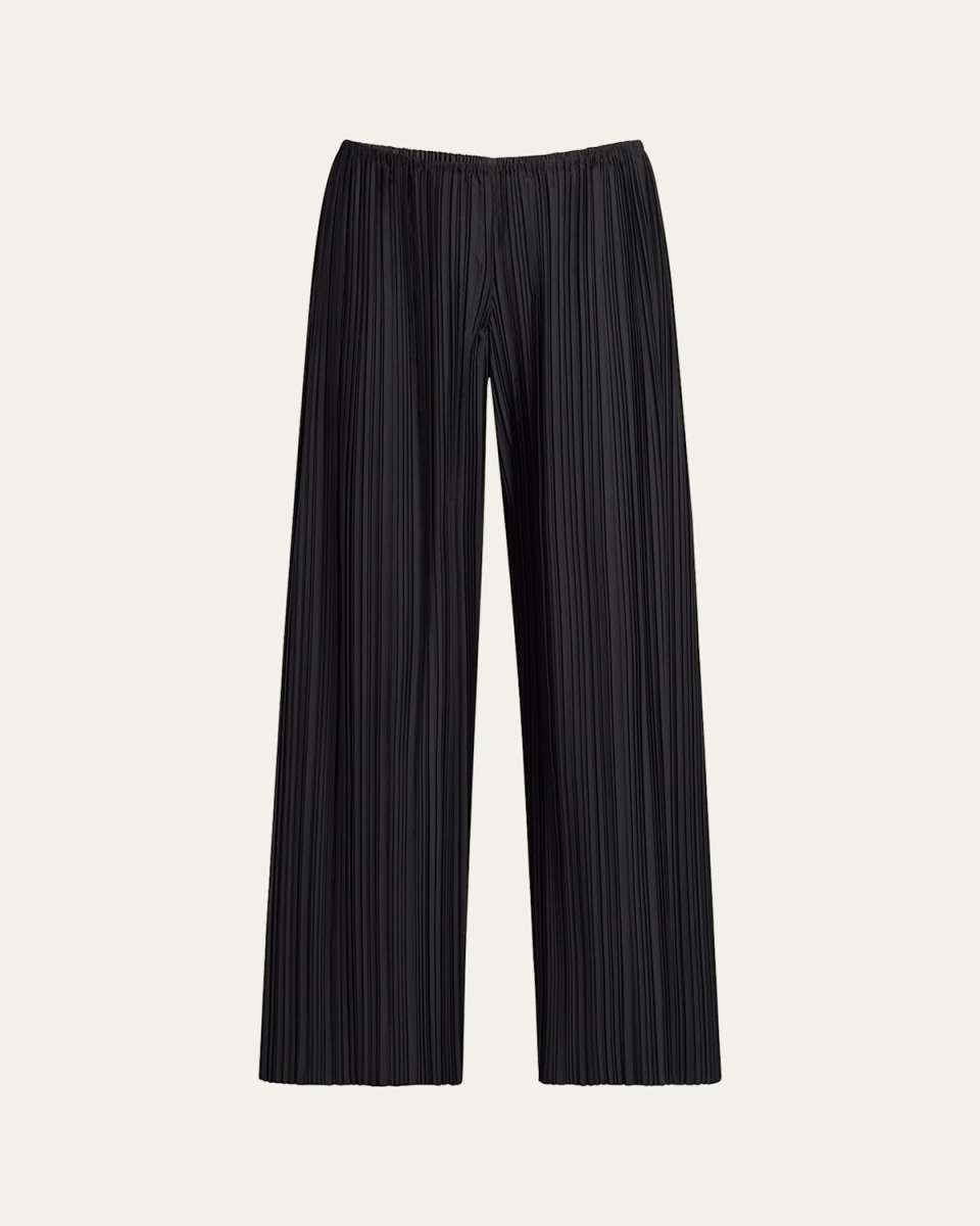 Gala Wide-Leg Pleated Pants
